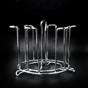 2741 Ss Round Glass Stand Used For Holding Sensitive Glasses And All Present In All Kinds Of Kitchens Of Official And Household Places Etc. thumbnail 5