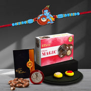 Rakhi Combo (K1_876_cm32)  Chocolate Magic 32gm With Pooja Coin  Greeting Card Kids Rakhi With Gift Rakhi Combo For Kids Rakhi Gift For Kids Kids Rakhi Combo Rakhi Gift Hamper Rakhi For Kids Boy Rakhi Set Of 1 thumbnail 1