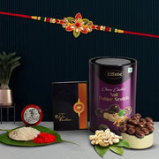 Rakhi (K1_526_bs)  Chocolate Butter Scotch 96gm Rakhi Combo With Card And Chocolate Chocolates Gift Pack Rakhi  Chocolate For Brother Rakhi With Gift Set Of 1 Rakhi thumbnail 1