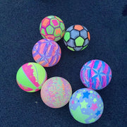 8056 Bouncy Stress Reliever Fun Play Led Rubber Balls For Kids (1pc Only) thumbnail 4