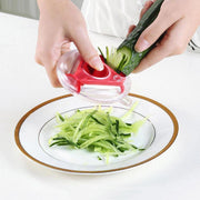2937  3 In 1 Multi Function Three Use Rotary Hanging Round Planer Peeler And Cutter Vegetable Slicer Kitchen Tools Kitchen Gadgets thumbnail 2