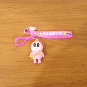 Cute Cartoon Character Rainbow Strap Keychain (1 Pc) thumbnail 6