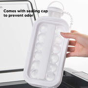 Ice Cube Trays 2 In 1 Portable Ice Ball Maker 17 Round Ice Cube Mold  (1 Pc) thumbnail 2