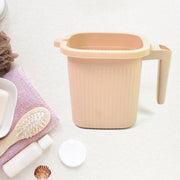 Plastic Square Bath Water Mug (1 Pc  1000 Ml  Mix Color) thumbnail 2