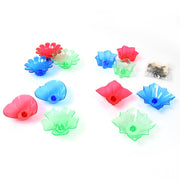 Colourful Reflection Diya Combo Plastic Candle Cup With Multi Shape (12 Pcs Set) thumbnail 4