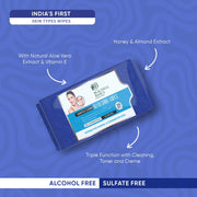 Beautiful Basics Normal  Oily Skin Face Wipes (2 Pkts X 50 Pcs Wipes) thumbnail 4