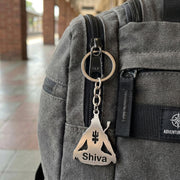 Premium Metal Lord Shiva Trishul Design Keychain 1 Pc thumbnail 4