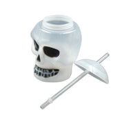0287 Ghost Face Bottle Water Bottle Drinking Cup With Lid And Straw Party Favors Summer Hawaiian And Beach Party Decorations For Kids Adults With Brown Box(1 Pc) thumbnail 2