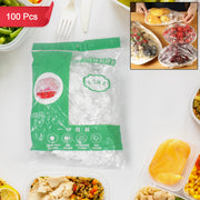 Disposable Elastic Food Storage Covers Bag (100 Pcs Set  Big) thumbnail 1