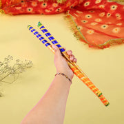 Traditional Decorative Dandiya Sticks Pair For Navratri Garba (2 Pc) thumbnail 4