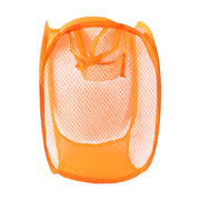 Foldable Pop-up Mesh Laundry Basket Hamper (1 Pc) thumbnail 4