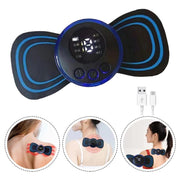 6204 Portable Usb Neck Massager Electric Neck Massager Automatic Massage Enhancer Mini Cervical Massager Ems Lymphatic Drainage Massage With Cable thumbnail 1