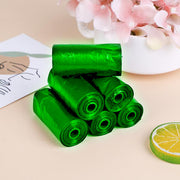 Bio-degradable Eco Friendly Garbage  Trash Bags Rolls (19 X 21) (Green) thumbnail 3