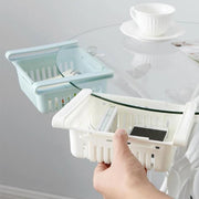 113 Adjustable Fridge Storage Basket Fridge Racks Tray Sliding Storage Racks (4 Pc Set) thumbnail 1