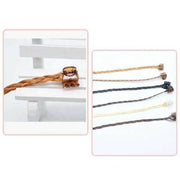 Kids Hair Braid Extensions with Clips | Fun Party Hair Accessories Pack of 6 (Color may vary) thumbnail 9