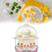 115 Multi-function 2 Layer 14 Egg Cooker Boilers  Steamer thumbnail 1