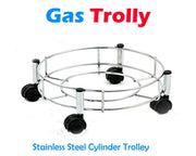 118 Stainless Steel Gas Cylinder Trolley thumbnail 1