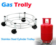 118 Stainless Steel Gas Cylinder Trolley thumbnail 2