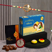 Rakhi (K1_560_bs32)  Chocolate Butter Scotch 32gm Rakhi  Chocolate For Brother Rakhi With Chocolate Rakhi With Gift Rakhi Combo Set Of 1 Rakhi Chocolate thumbnail 1
