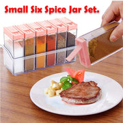 122 Plastic Spice Jars (6 Pcs 14x22x8cm Multicolour) thumbnail 4