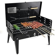 125 Stainless Steel Briefcase Style Barbecue Grill Toaster (Medium Black) thumbnail 6