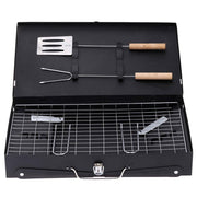 125 Stainless Steel Briefcase Style Barbecue Grill Toaster (Medium Black) thumbnail 5