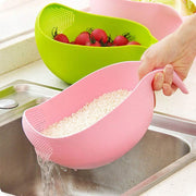 156 Rice Bowl Thick Drain Basket With Handle thumbnail 4
