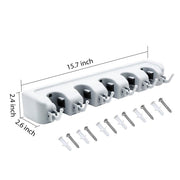 199 5-layer Multipurpose Wall Mounted Organizer Mop And Broom Holder thumbnail 1