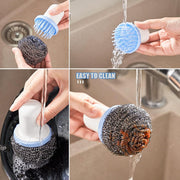 5214 Dish Brush Multifunctional Palm Brush For Dish Kitchen Sink Pot Pan - Dish Scrub Brush Small Cleaning Brush Dish Scrubber Brush Cleaning Brushes For Household Use thumbnail 5