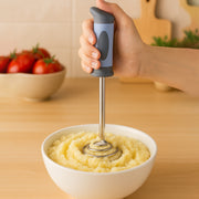 Supermom Spring Omasher Heavy Duty Stainless Steel Vegetable  Potato Masher thumbnail 4