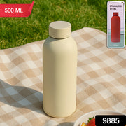Stainless Steel Double Wall Vacuum-insulated Drink Water Bottle (Mix Color  500 Ml Approx) thumbnail 7