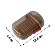 Premium Plastic Soap Box With Drain Tray  Protective Cover thumbnail 6