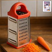7-in-1 Heavy Duty Stainless Steel Box Grater With Ergonomic Handle (1 Pc) thumbnail 1
