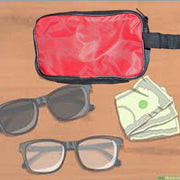 0845 Portable Travel Hand Pouchshaving Kit Bag For Multipurpose Use (Red) thumbnail 3