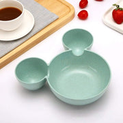 0843 Mickey Shaped Kidssnack Serving Sectioned Plate thumbnail 6