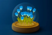 DIY Flower Dome LED Night Lamp Decorative Table Light Kit thumbnail 3
