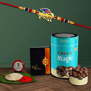Rakhi (K1_320_cm)  Chocolate Magic Rakhi Combo With Card And Chocolate Chocolates Gift Pack Rakhi  Chocolate For Brother Rakhi With Gift Set Of 1 Rakhi thumbnail 1