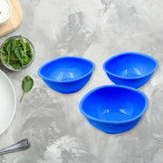 5722 Bpa Free Plastic Bowl Set For Cereal Salad Rice Soup Pasta Snack Bowl Microwave Safe Dishwasher Safe (3 Pcs Set) thumbnail 2