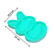 7101 Rabbit Shape Dish 6 Pcs For Kids (Multicolor) thumbnail 2