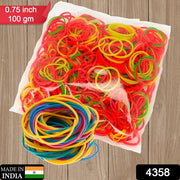 Rubber Band For Officehome And Kitchen Accessories Item Products Elastic Rubber Bands Flexible Reusable Nylon Elastic Unbreakable For Stationery School Multicolor thumbnail 5