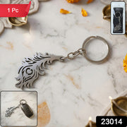 Premium Metal Morpich Feather Design Keychain 1 Pc thumbnail 7