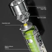 Pattern Flashlight Usb Flashlight Rechargeable Led Torch Light (1 Pc) thumbnail 4