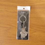 Elegant Metal Lord Krishna Engraved Keychain 1 Pc thumbnail 5
