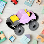 Mini Monster Trucks Friction Powered Cars For Kids Big Plastic Tires Baby Boys Super Cars Blaze Truck For Kids Gifts Toys thumbnail 2
