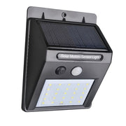 213 Solar Security Led Night Light For Home Outdoorgarden Wall (Black) (20-led Lights) thumbnail 5