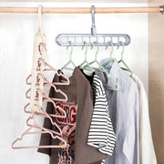 238 9 Hole Plastic Hanger Hanging Hook Indoor Wardrobe Clothes Organization Storage Balcony Windowsill Suit Racks thumbnail 1