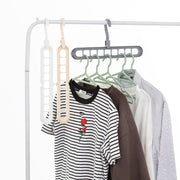 238 9 Hole Plastic Hanger Hanging Hook Indoor Wardrobe Clothes Organization Storage Balcony Windowsill Suit Racks thumbnail 3