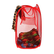 248 Laundry Hamper Mesh Fabric For Ventilation Foldable Storage Pop Up Clothes Basket thumbnail 1