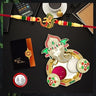 Rakhi For Brother Set Of 1 With Dish Silver Coin  Greeting Card Rakhi For Brother And Bhabhi Rakhi With Gift For Brother Rakhi For Kids Rakhi Set Rakhi Combo (K1_308_aa3)