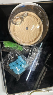 DIY Flower Dome LED Night Lamp Decorative Table Light Kit thumbnail 6